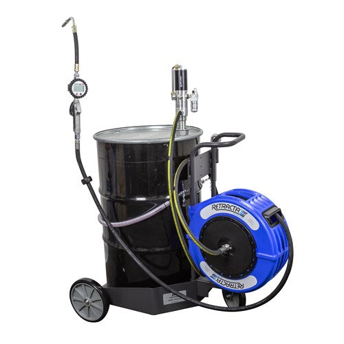 Macnaught L-Arpd3 With Retracta Oil Reel Digital Oil Gun&Drum Trolley - L-ARPTR-1