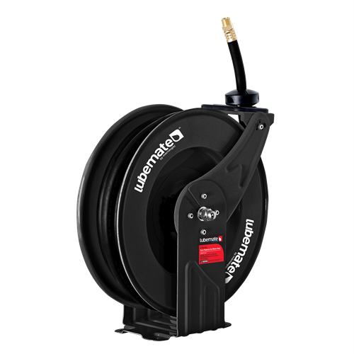 Macnaught 1/2'' X 15M Twin Pedestal Air/Water Reel - Lubemate - L-AWTP1215