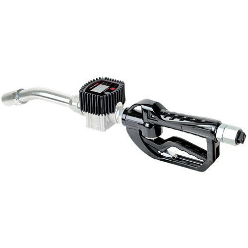 Macnaught High Flow Digital Oil Gun W/ Rigid Ext Auto Nozzle - L-DHFOG