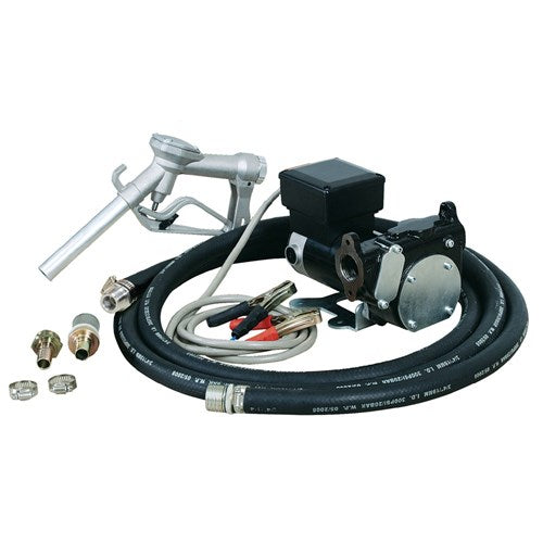 Macnaught 12V High Flow Fuel Pump Kit With Manual Nozzle - L-HFFPM12V