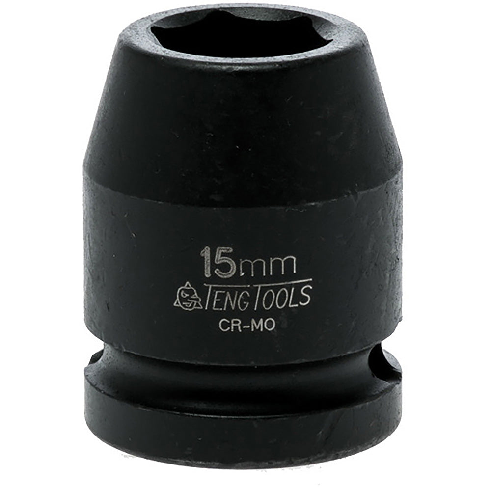 Teng 1/2In Dr. Impact Socket 15Mm Din