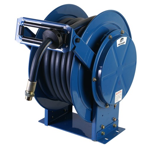 Macnaught 1/2" Twin Pedestal Air Reel C/W 20M Hose - MATP1220-01