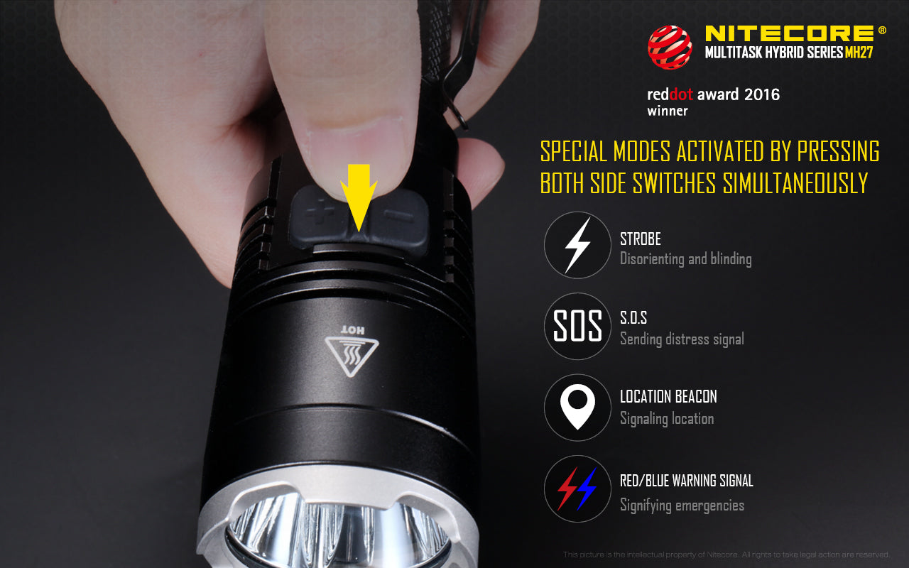 Nitecore All Climate Tactical Blaze Led Flashlight