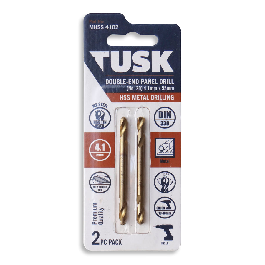 Tusk Double-End Drill Bits - 4.1 X 55 2Pc Pack