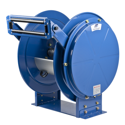 Macnaught 1" Twin Pedestal Diesel Reel Bare Reel - No Hose - MRTP2520N-01
