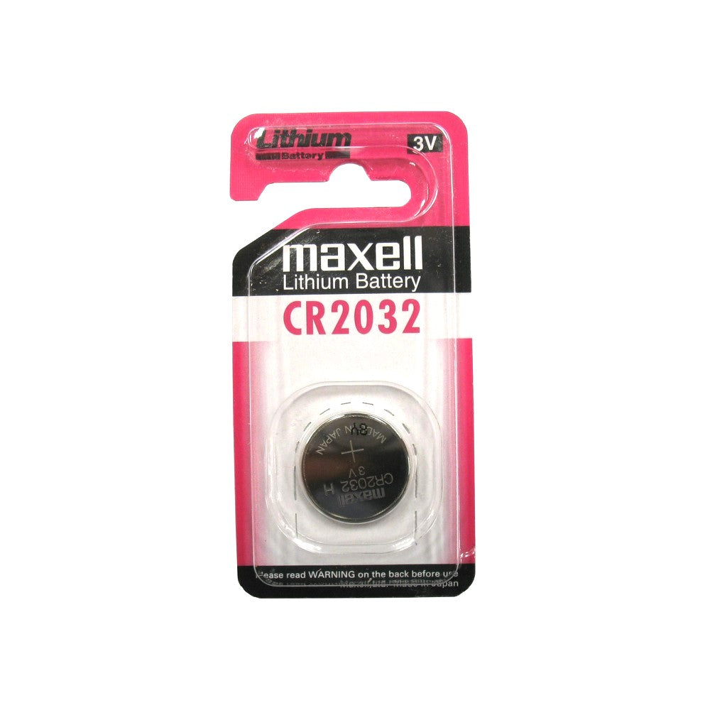 Maxell Lithium Battery Cr2032H 3V Retail Packaging 1 Each