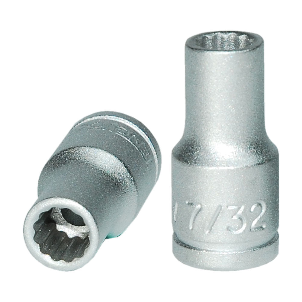 Teng 1/4In Dr. Socket 7/32In 12Pt