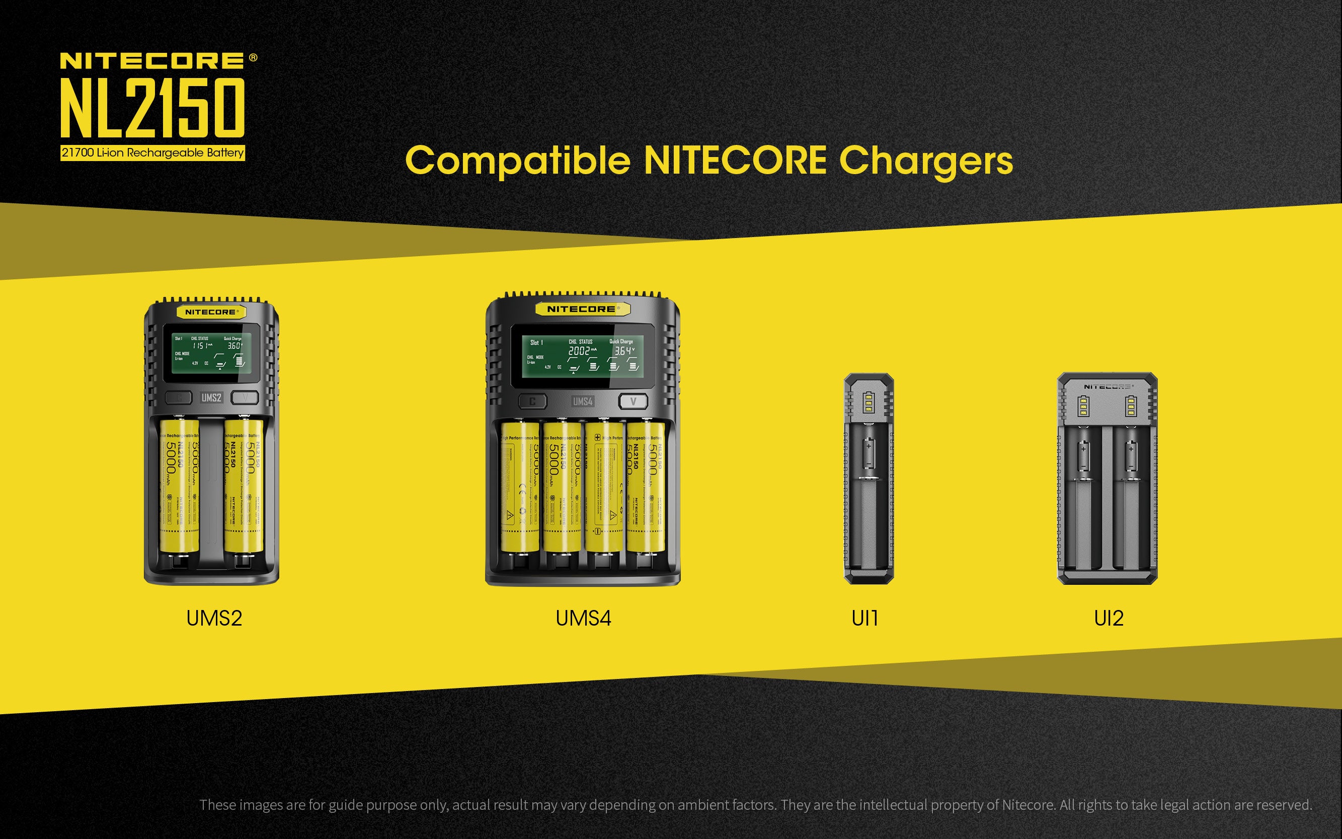 Nitecore 5000Mah Rechargeable Li-Ion Battery