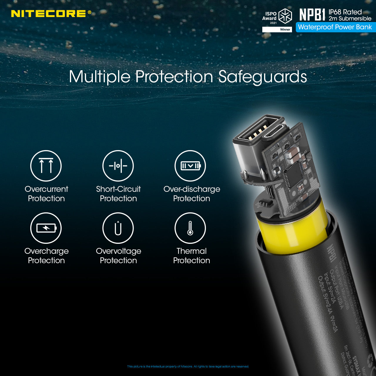 Nitecore 5000Mah Power Bank Waterproof