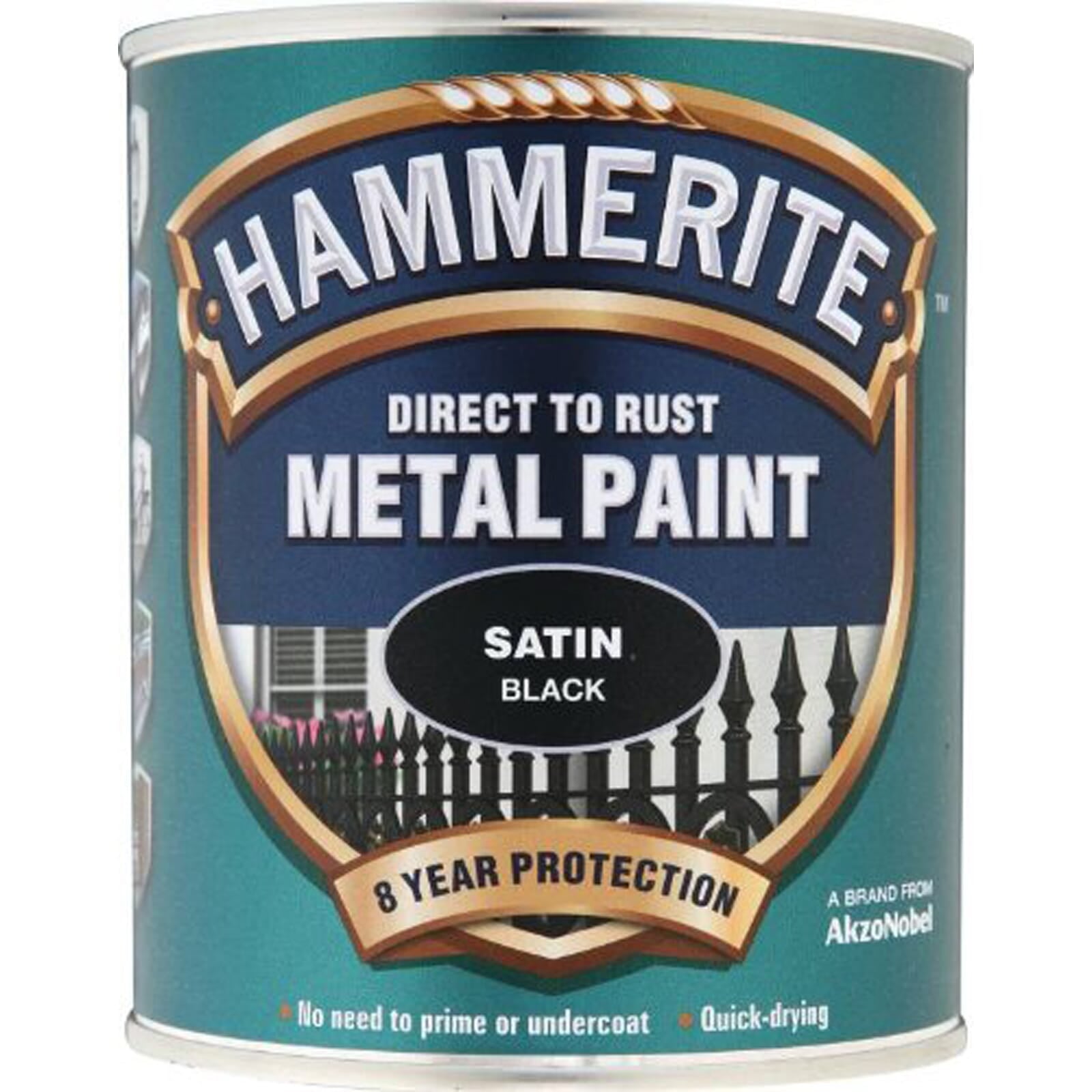 Hammerite Satin 750ml Black