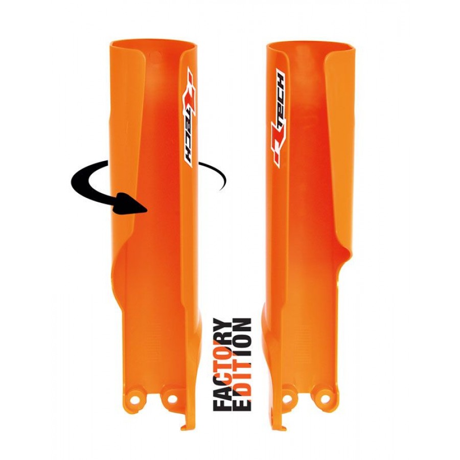 Fork Protectors Rtech Factory Full Wrap Ktm 125Sx 150Sx 250Sx 250Sxf 350Sxf 450Sxf 23-24 Orange