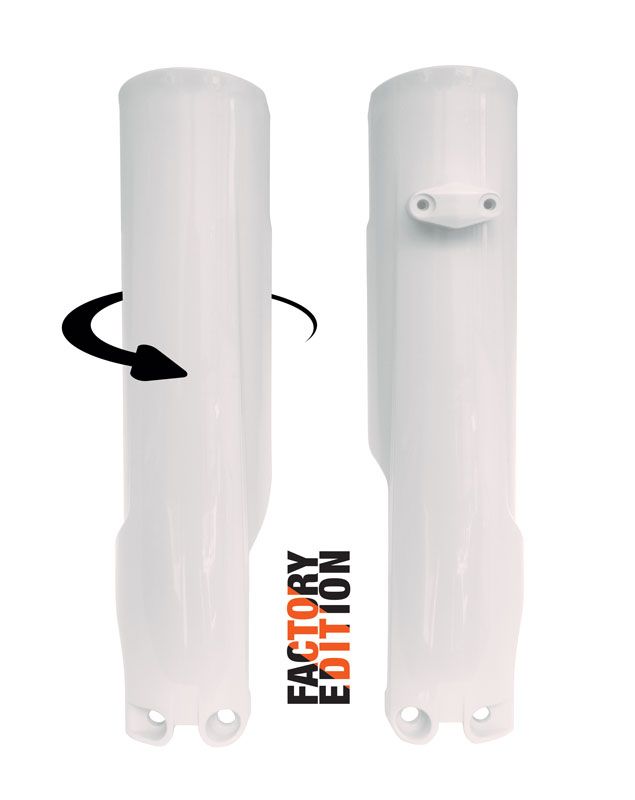 Fork Protectors Rtech Factory Full Wrap Ktm 125Sx 150Sx 250Sx 250Sxf 350Sxf 450Sxf 23-24 White