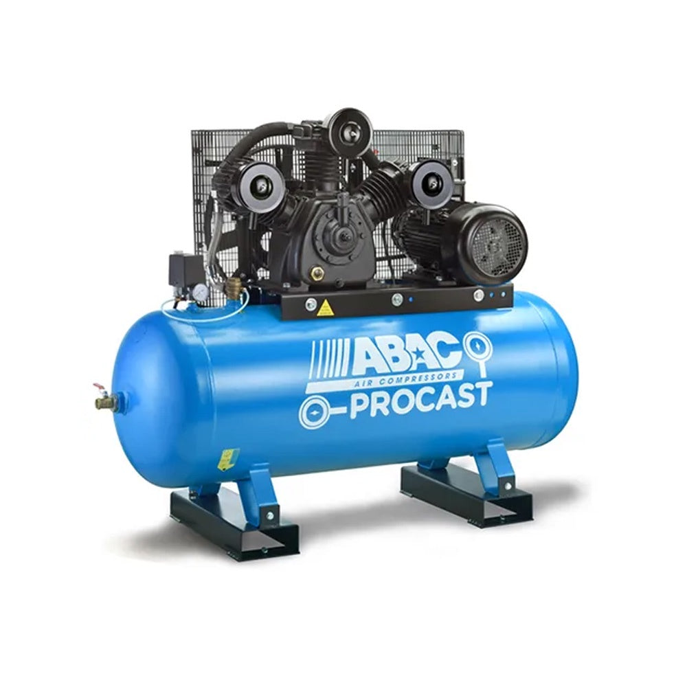 ABAC Air Compressor, Belt Drive Stationary 3Phase 10hp 270L