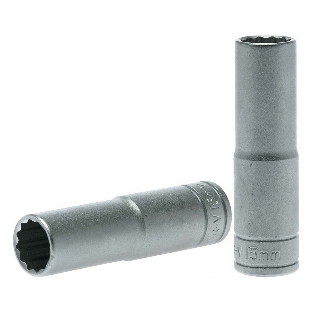 Teng 1/2In Dr. Deep Socket 15Mm 12Pnt