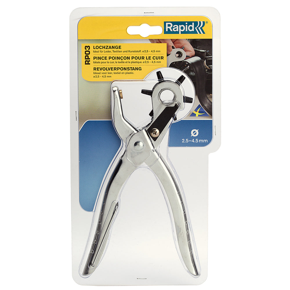 Rapid Leather Punch Pliers Rp03 5000408