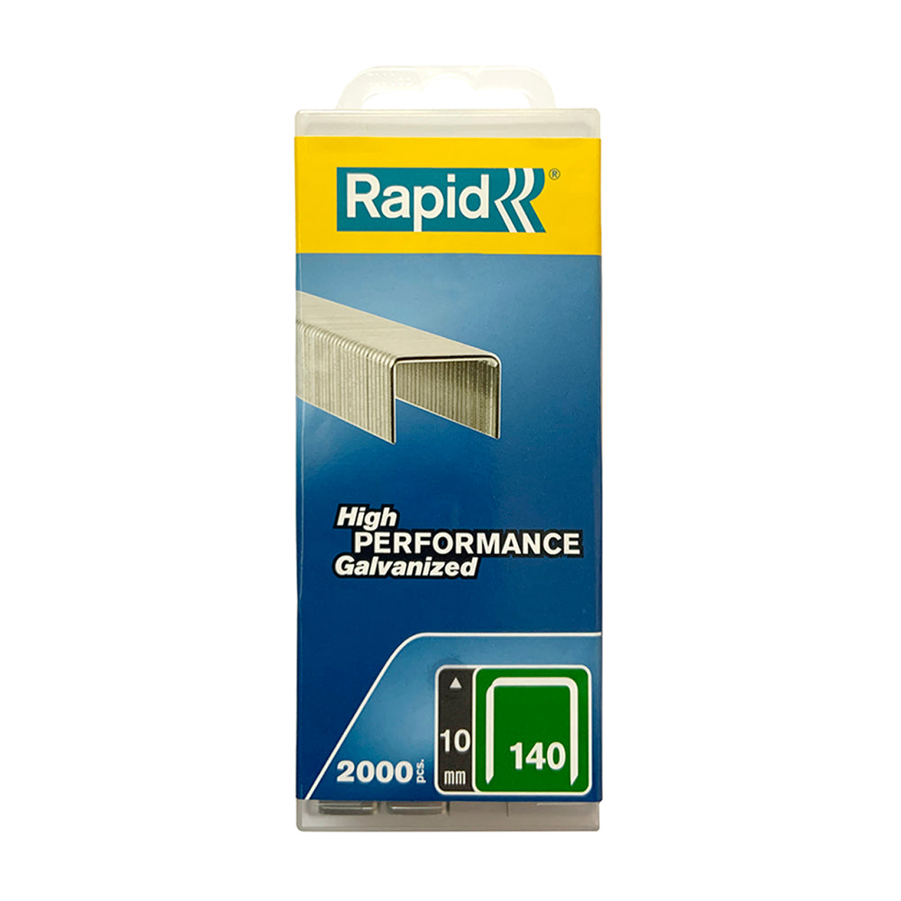 Rapid Staples 140/10 Galv 2K Cardboard Pkt