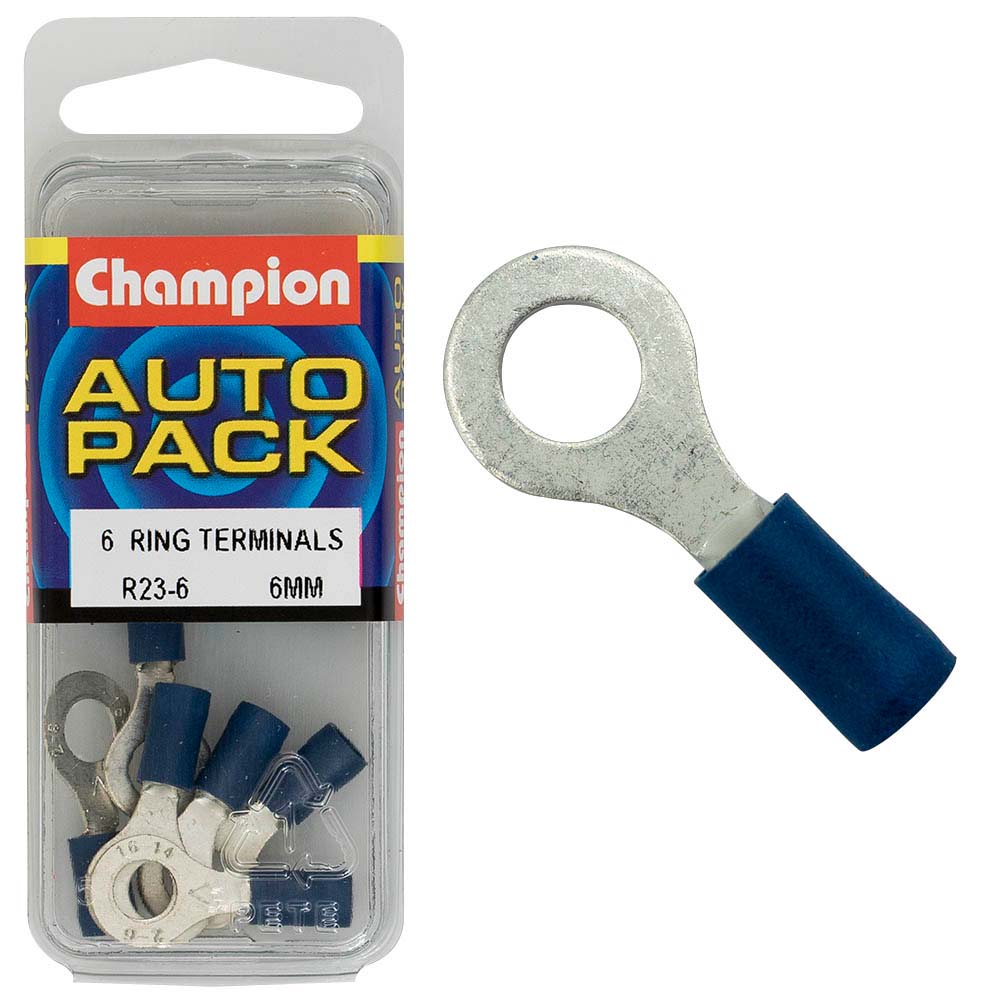 Champion 15/64in Blue Ring Terminal