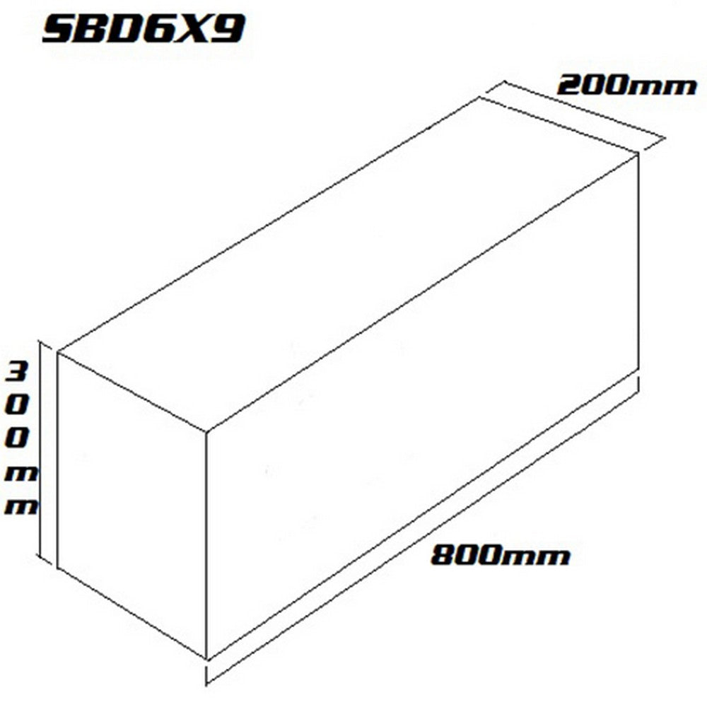 Speaker Box Double 6" X 9"