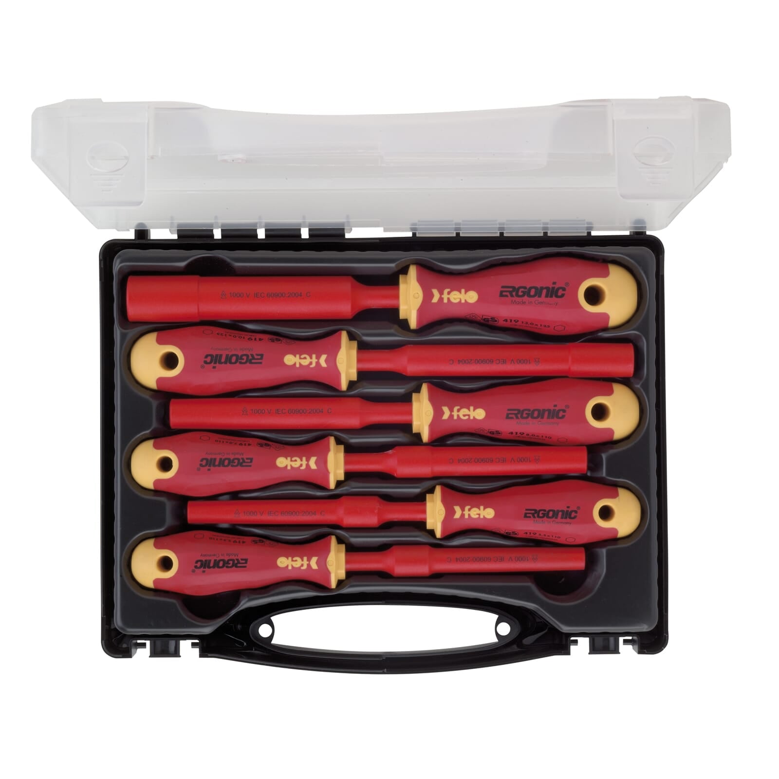 Felo 419 M-Tec Nutdriver Set 6pc Insulated