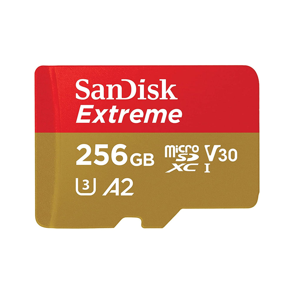 Sandisk Extreme Micro Sdxc 256Gb Up To 190Mb/S Class 10 A2 V30