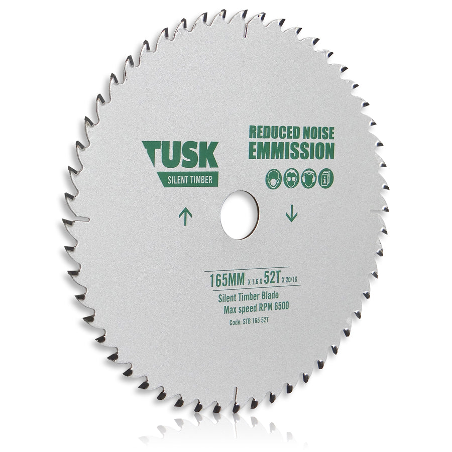 Tusk Silence Timber Blades - 185 X 1.6 X 52T X 20/16