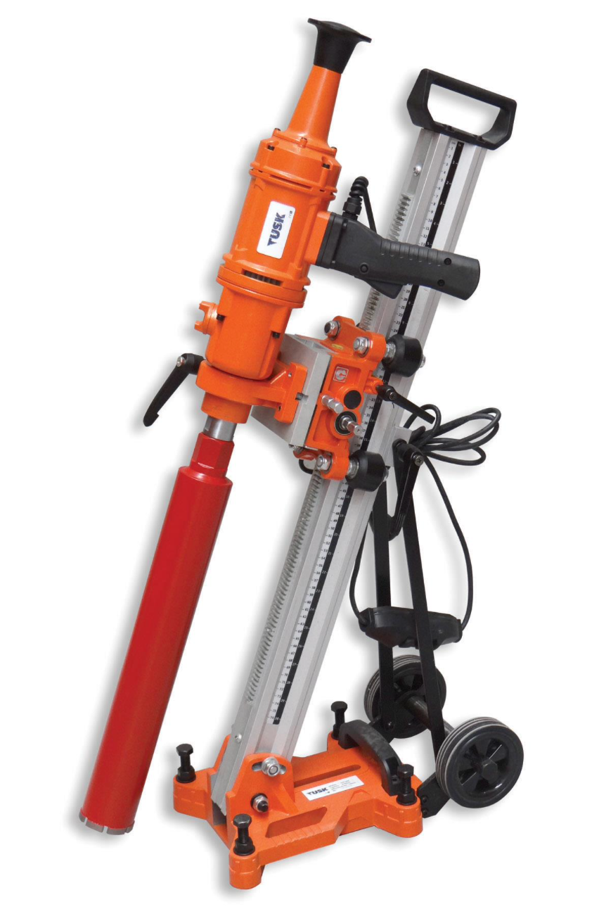 Tusk Diamond Core Drill Machine 125Mm (Handhold) 1900W - 3 Gear (100 - 700Rpm / 100 - 1500Rpm / 1500 - 2980Rpm) 10Kg