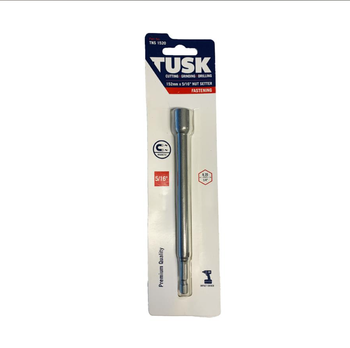 Tusk Nutsetters 5/16Inch X 152Mm Magnetic X 1Pc