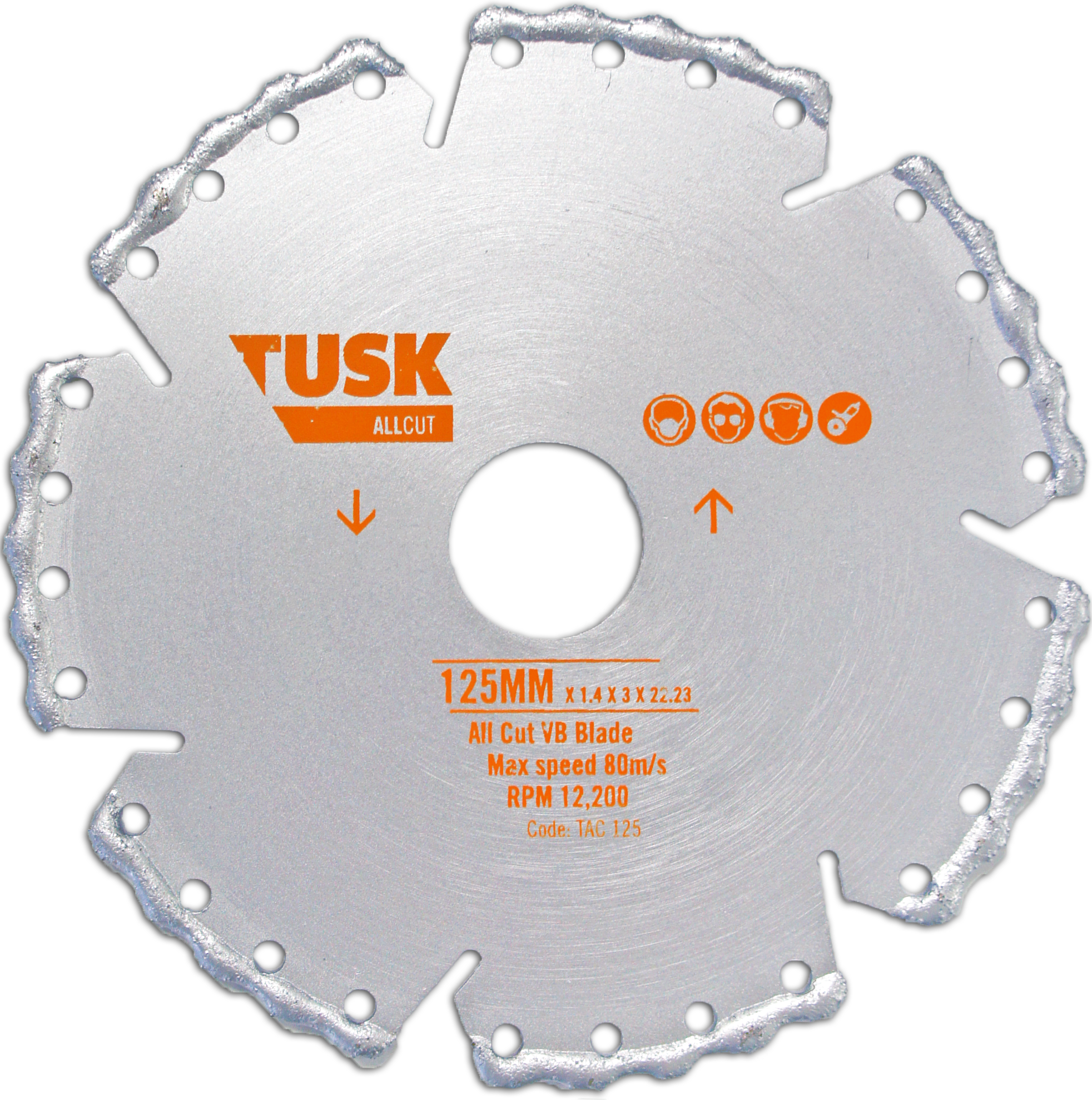 Tusk Vb All Cut Blades - 125 X 1.4 X 3 X 7T X 22.23 (22.23/20)