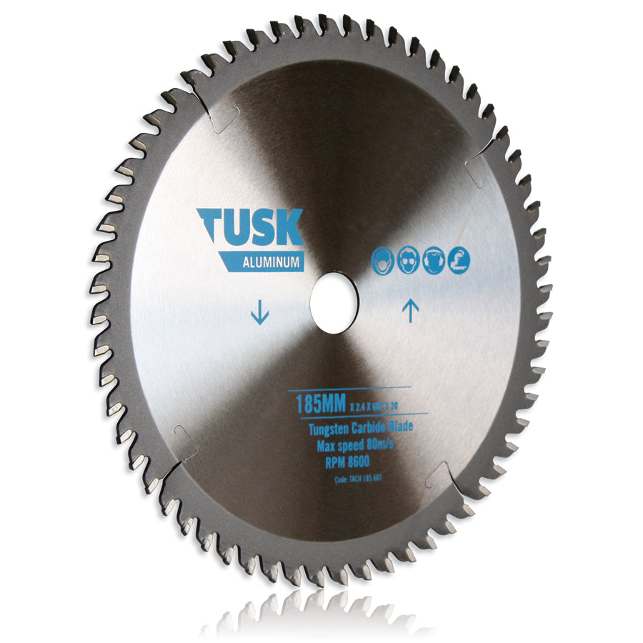 Tusk Aluminum Tungsten Carbide Blades - 185 X 2.4/1.8 X 60T X 20 (16)