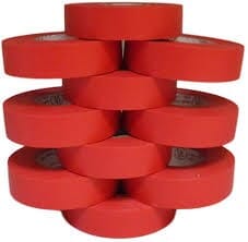 Upgrade Pvc Insulation Tape 20Metre X 18Mm Red Packet Of 10