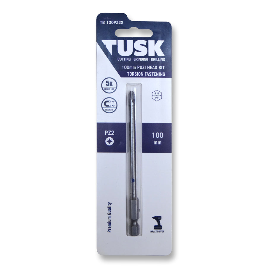 Tusk Torsion Bits 100Mm Pz2 X 1Pc