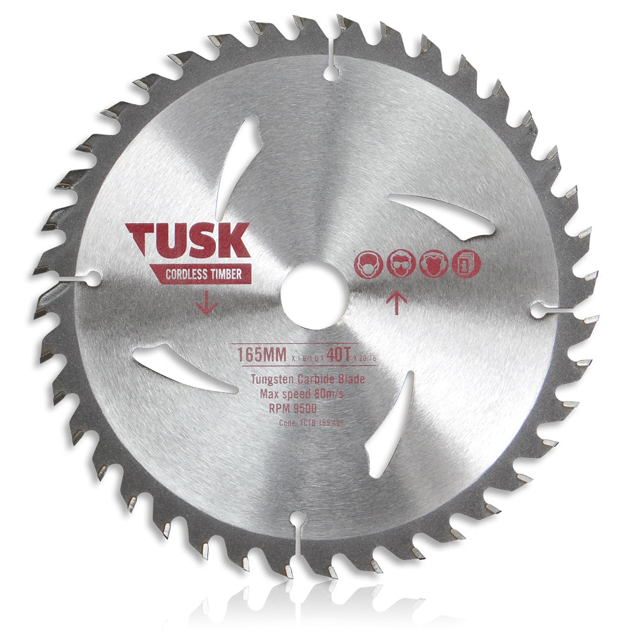 Tusk Cordless Timber Blades 136 X 1.4/0.8 X 18T X 20/15.88,20/10
