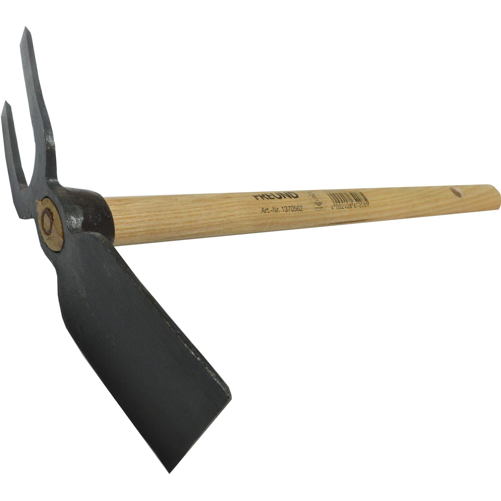 Freund Hand Hoe with Blade & 2 Tyne Fork