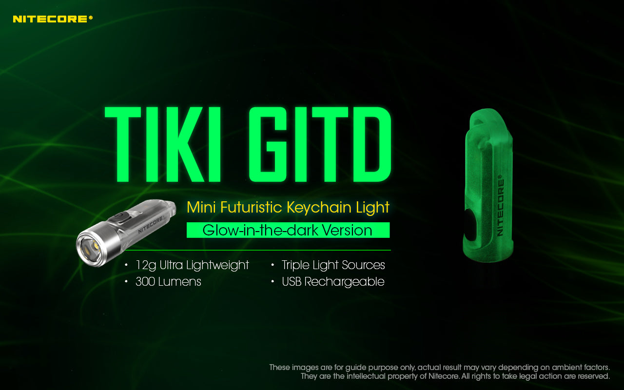 Nitecore Glow In The Dark Keylight