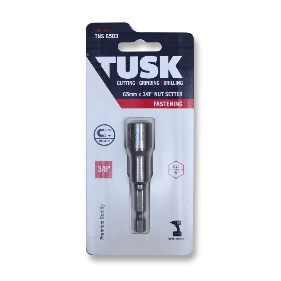 Tusk Nutsetters 3/8Inch X 65Mm Magnetic X 1Pc