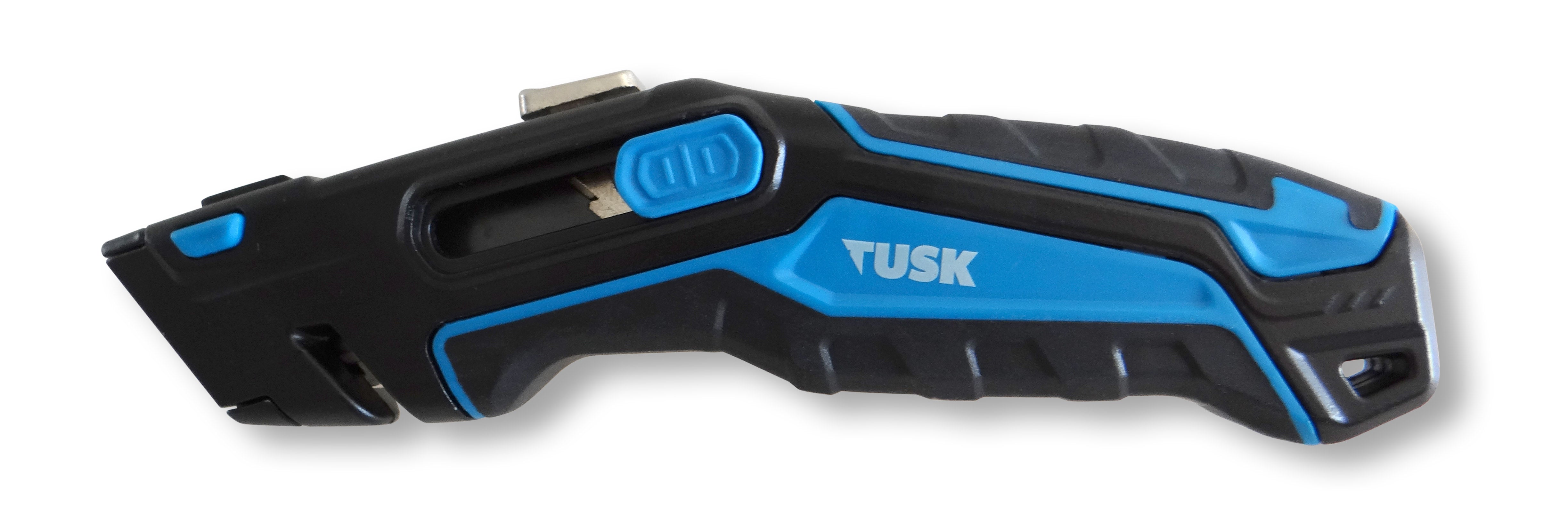 Tusk Retractable Utility Knife With 3 Pcs Blades