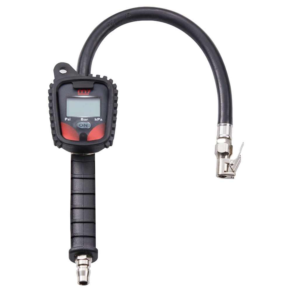 M7 Digital Tyre Inflator, PSI/kPa/Bar, Max 200Psi, 30cm Hose