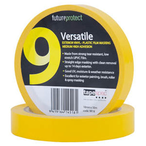 Versatile Vinyl Exterior Upvc Tape 24Mm X 50M (Yellow) 9R24