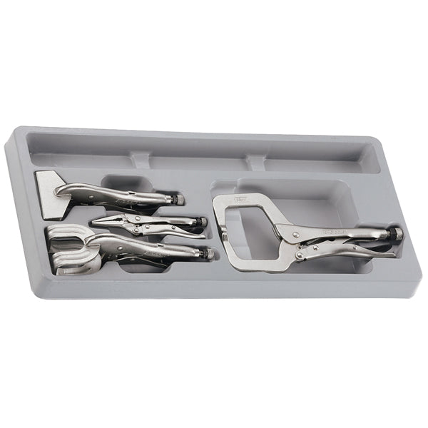 Teng 4Pc Power Grip Welding Plier Set - Ps-Tray