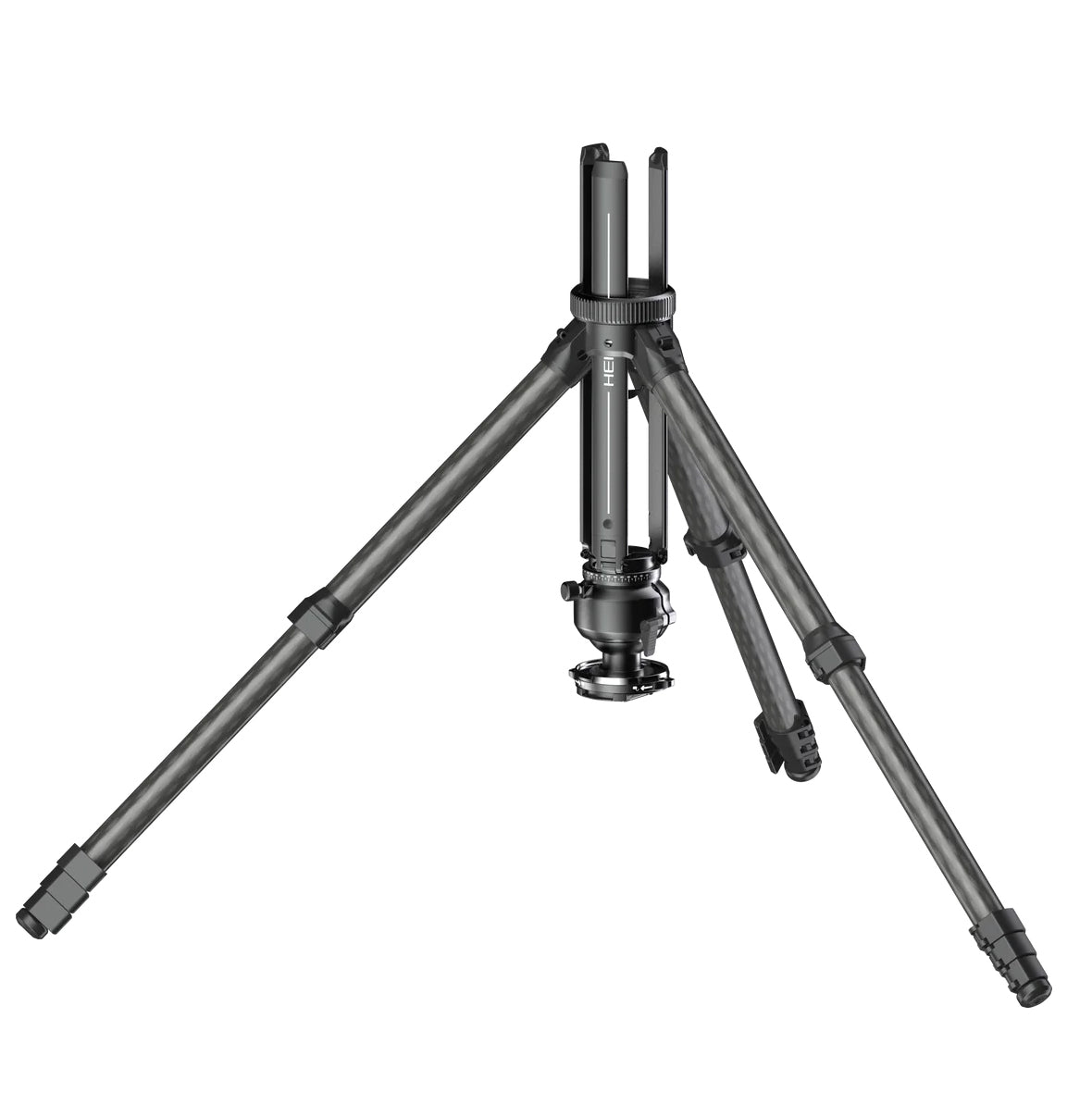 Heipi Vision 3-In-1 Carbon Fiber Travel Tripod 44.5Cm / 1.35Kg