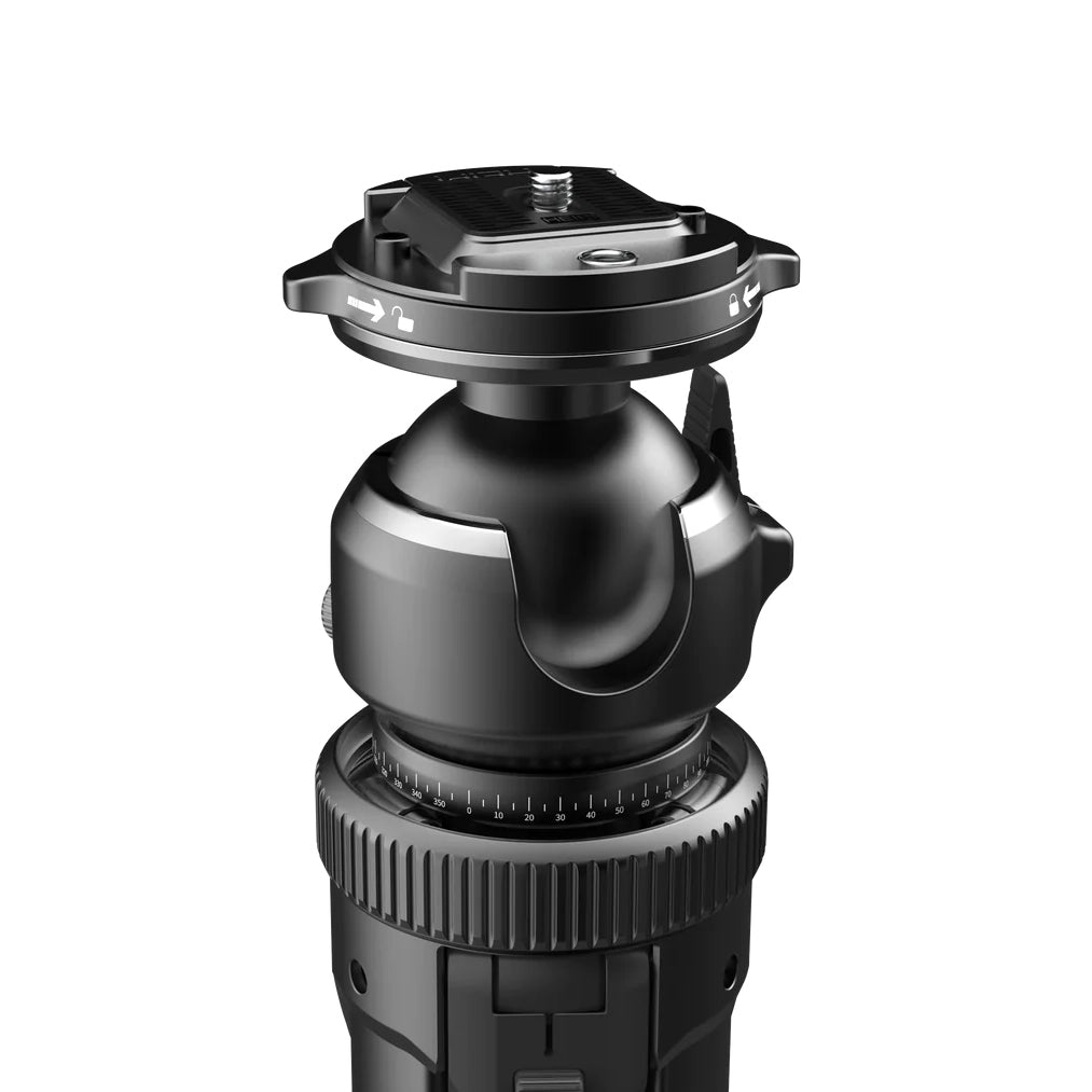 Heipi Vision 3-In-1 Carbon Fiber Travel Tripod 44.5Cm / 1.35Kg