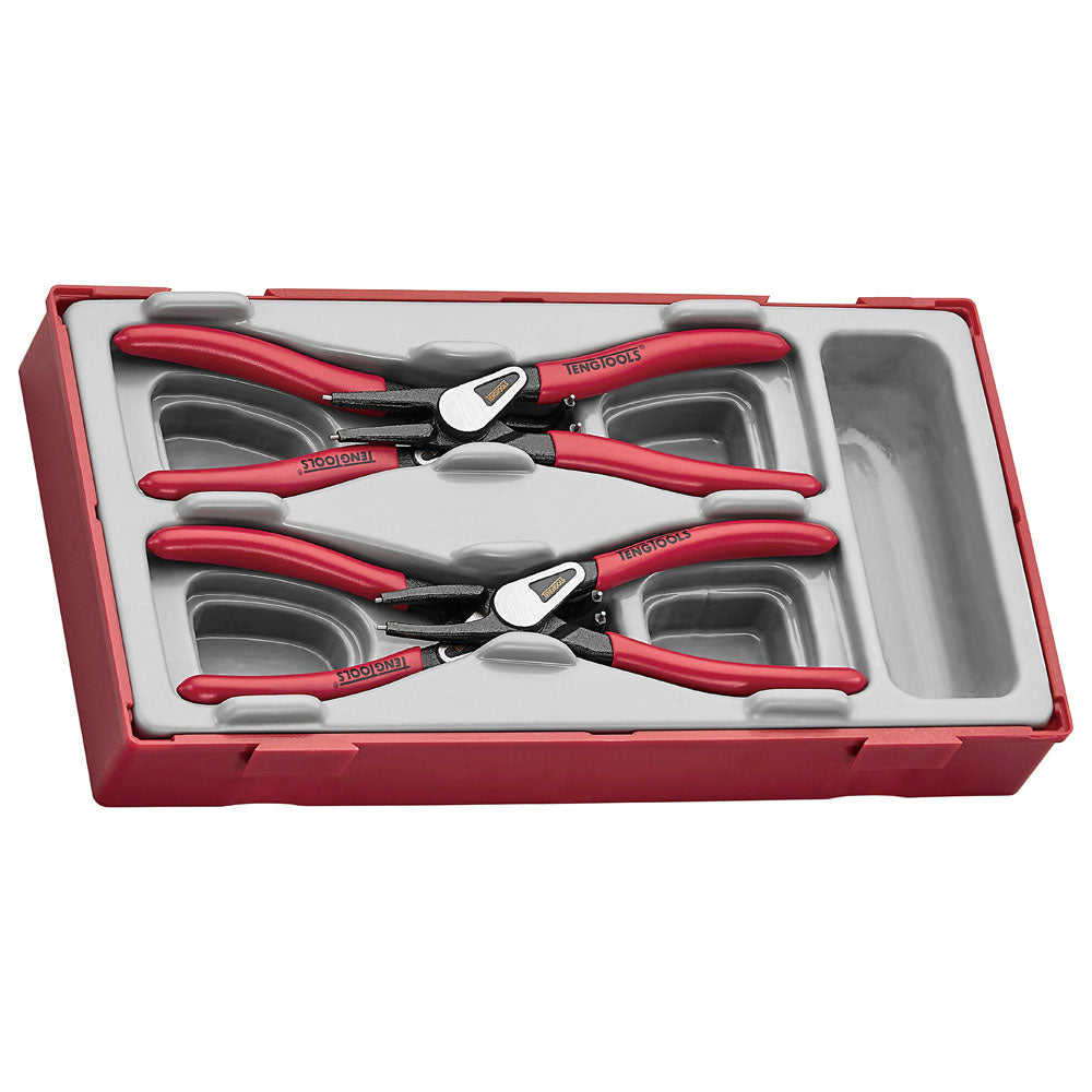 Teng 4Pc 5In Spring Circlip Plier Set - Tc-Tray