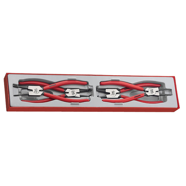 Teng 4Pc Mb 9In Snap-Ring (Circlip) Plier Set - Ttx-Tray