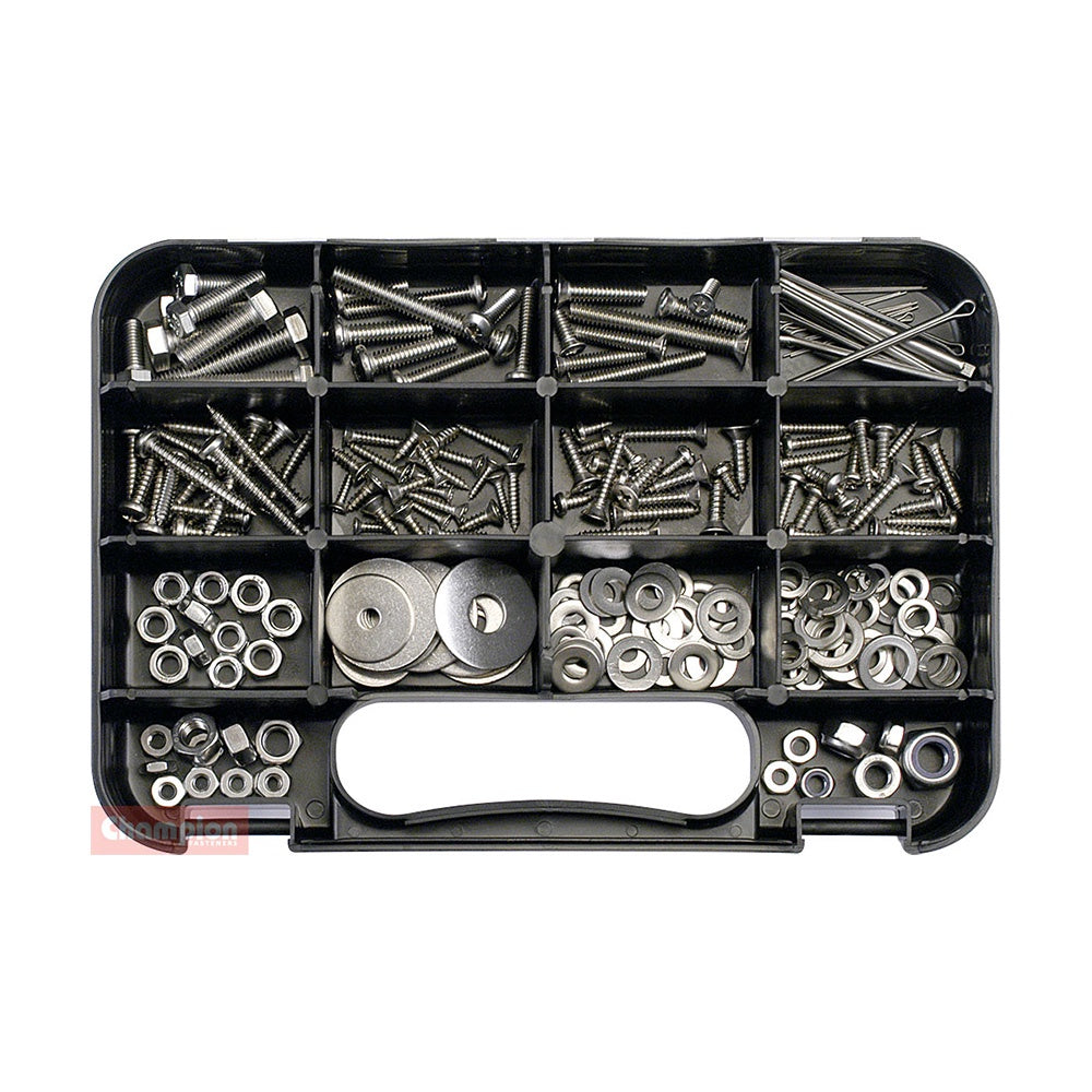 Champion 210pc Stainless Steel Assortment Kit Grade304 & 316