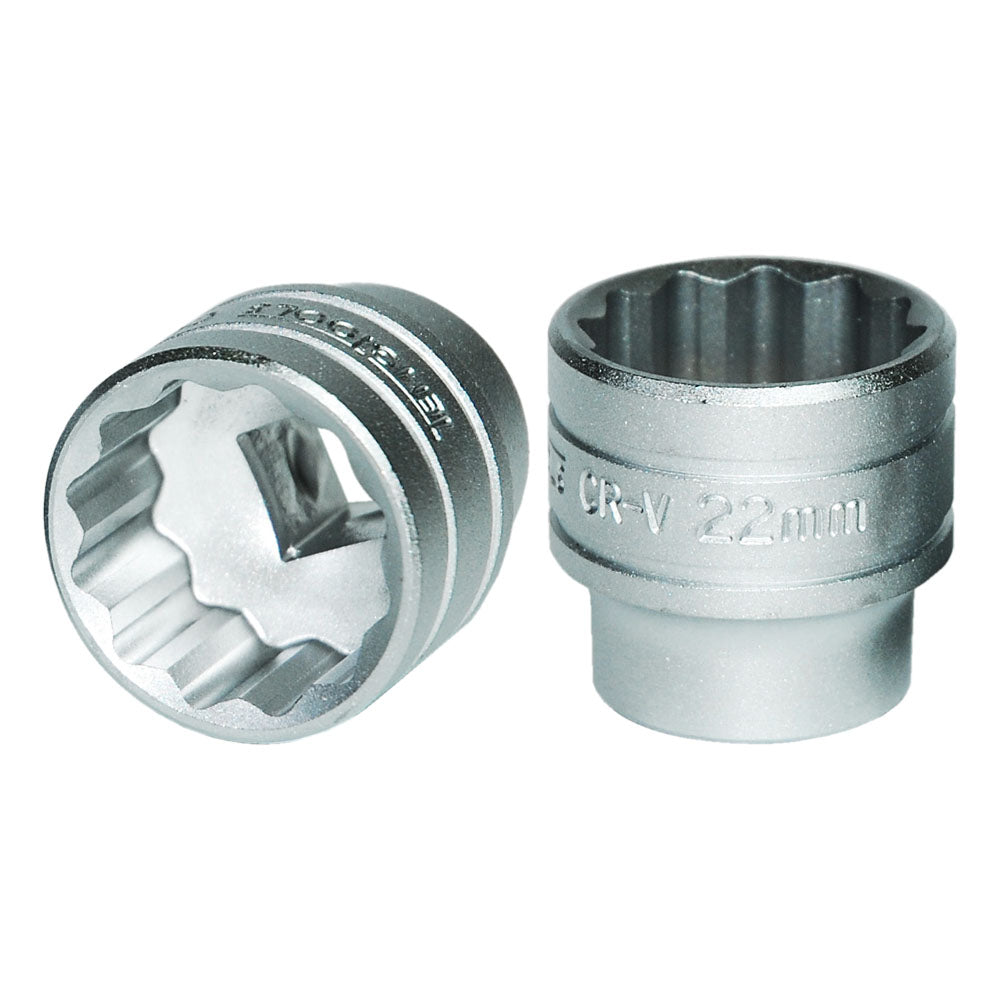 Teng 3/8In Dr. Socket 22Mm 12Pt