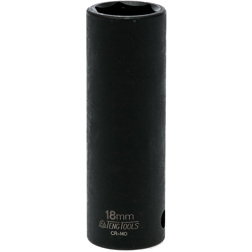 Teng 1/2In Dr. Deep Impact Socket 18Mm Ansi