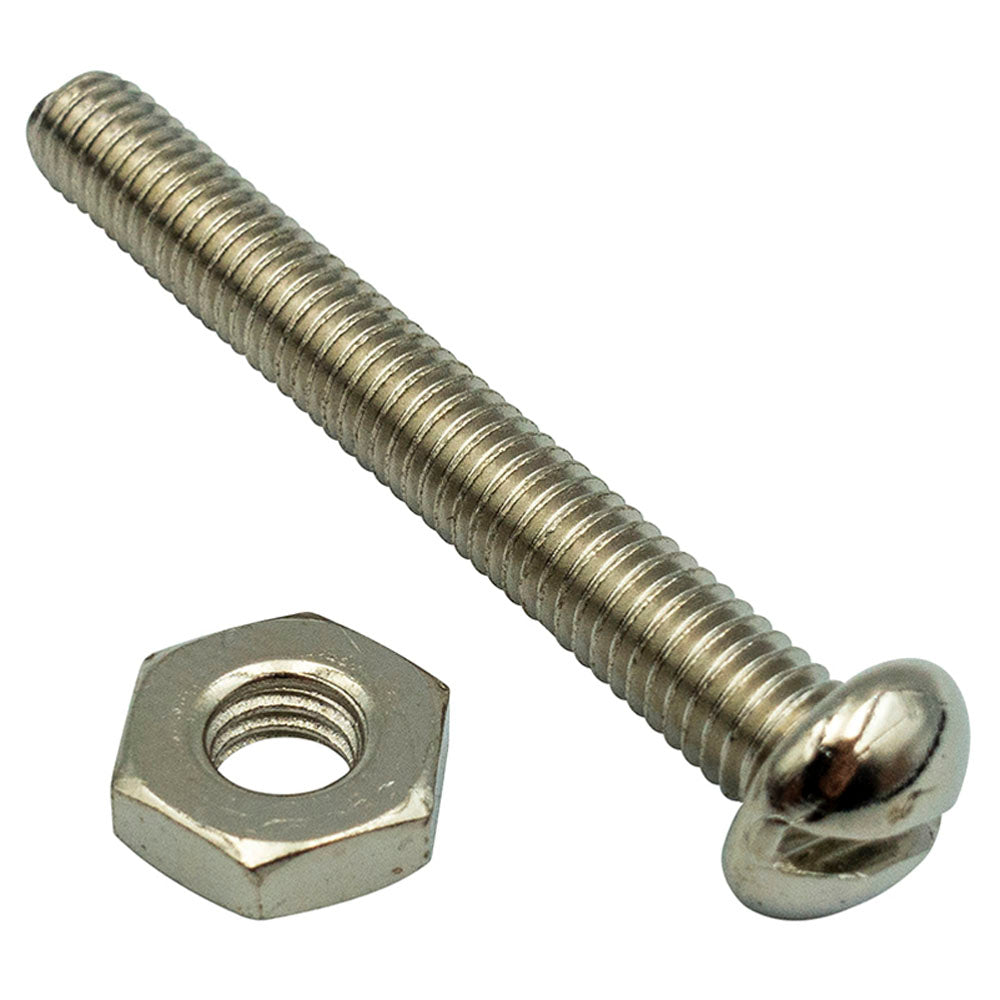 Champion 1 - 1/4in x 6/40in Screw & Nut - 100pk