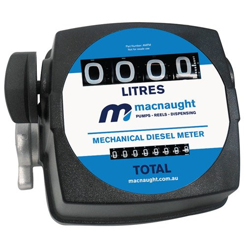 Macnaught 1" Mechanical Diesel Fuel Meter - AMFM