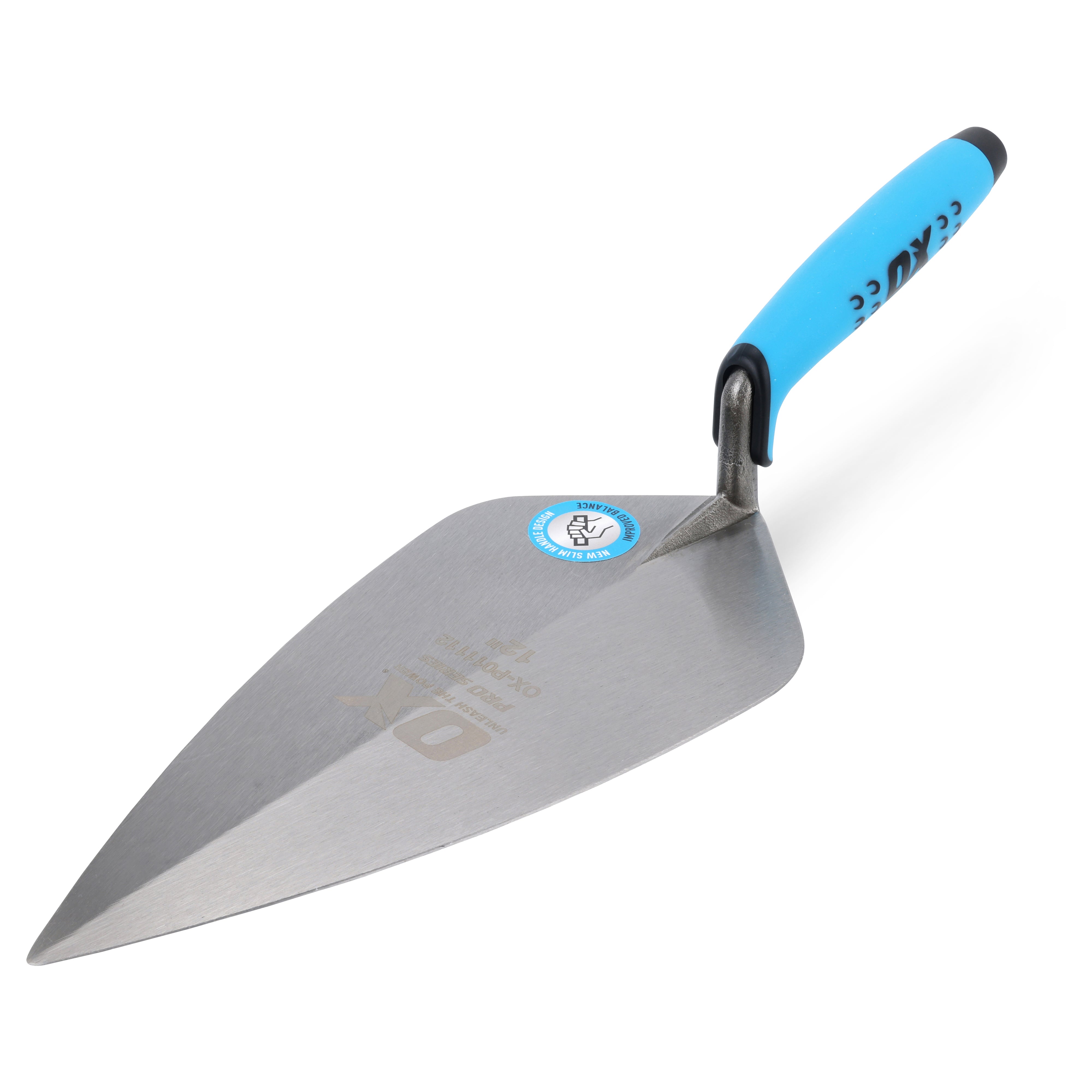Pro Wide London Pattern Brick Trowel - OX Grip | 12" / 305mm