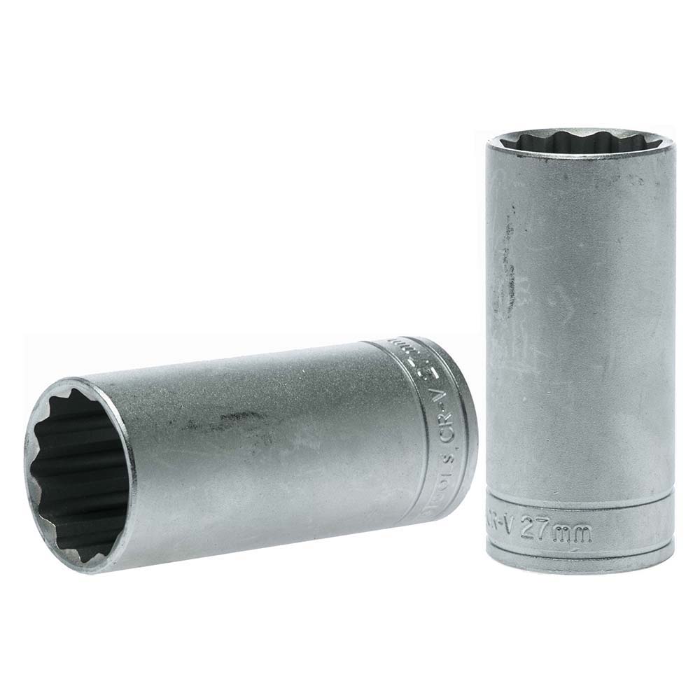 Teng 1/2In Dr. Deep Socket 27Mm 12Pnt